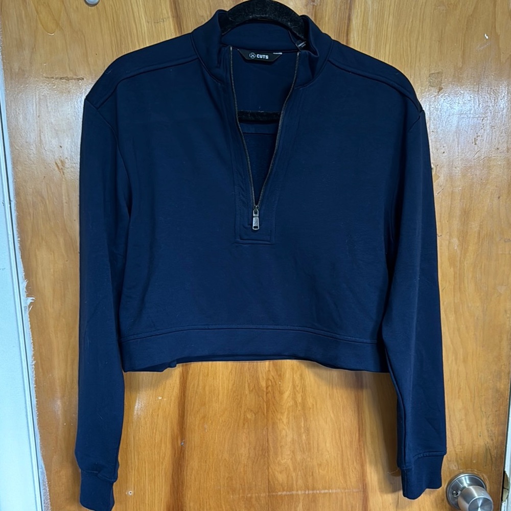 Cloud Fleece 1/2 Zip -Pacific Blue